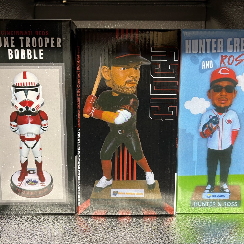 Cincinnati Reds Bobblehead Set of 3 2025 sga
